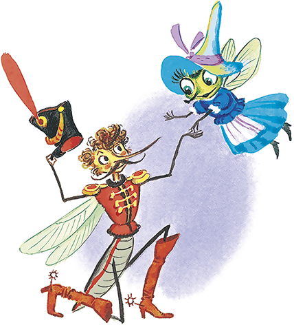 Иллюстрация к произведению муха цокотуха (47 фото)