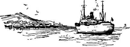 Пароход "остров Лисянский"