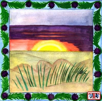 Иллюстрация к стихотворению летний вечер блок