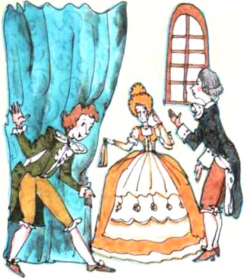 Иллюстрация к опере свадьба Фигаро