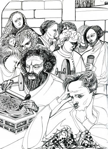 Хрупкая веточка Бажов иллюстрации