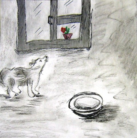 Рисунок к каштанке Чехова