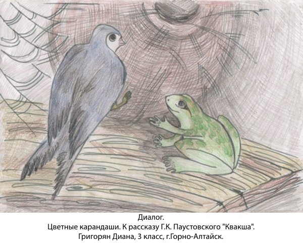 Рассказ квакша Паустовский