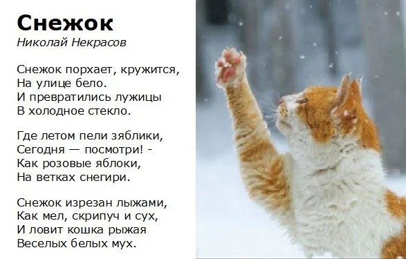 Стихотворение н.а.Некрасова снежок