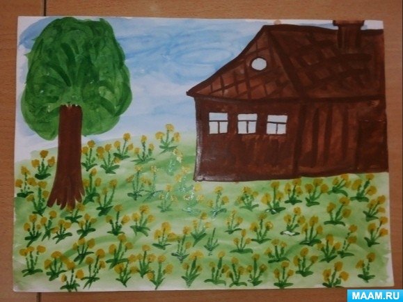 М М пришвин моя Родина рисунок