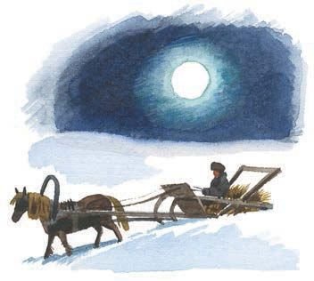 Иллюстрация к стихотворению зимняя дорога