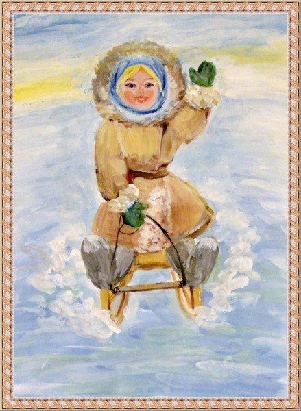 Саша Некрасова в зимние Сумерки нянины