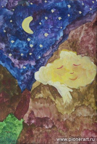 Ночевала тучка Золотая иллюстрации