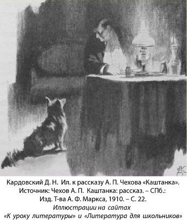 Кардовский Дмитрий Николаевич иллюстрации каштанка