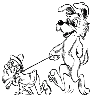 Бобик в гостях у Барбоса Носов рисунок