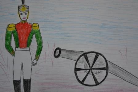 Бородинское сражение срисовка