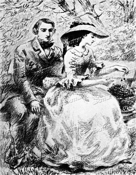 Иллюстрации к повести Вешние воды Тургенева