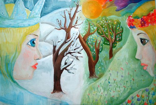 Иллюстрация зима Тютчева