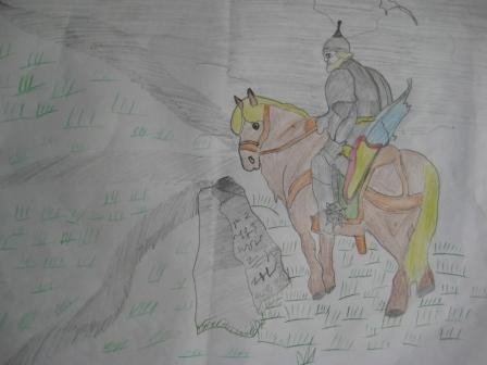 Разукрашку Илья Муромца