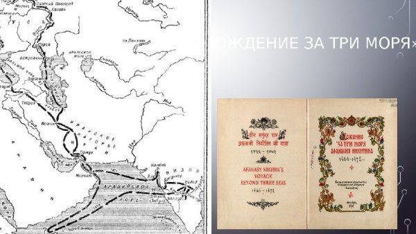 Афанасий Никитин путевые заметки