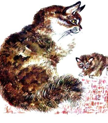 Рисуем кошку Маруську