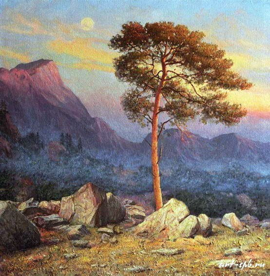 Иллюстрация к стихотворению поэт Лермонтова