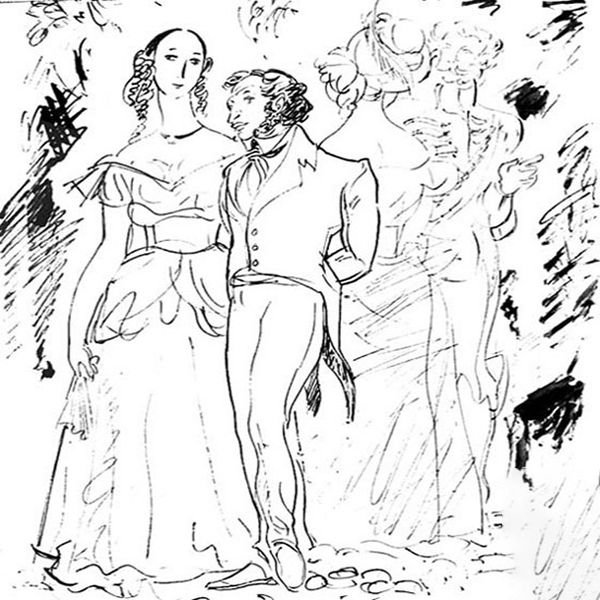 Пушкин в графике