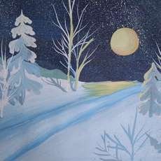 Иллюстрация к стиху поет зима аукает карандашом (47 фото)