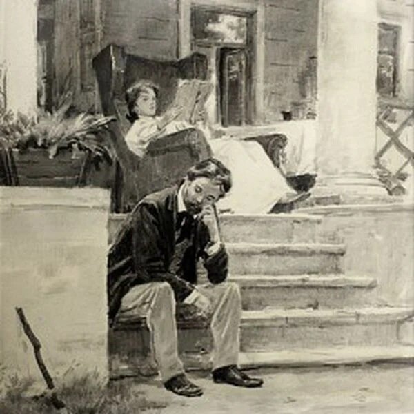 Иллюстрации к рассказу Чехова размазня