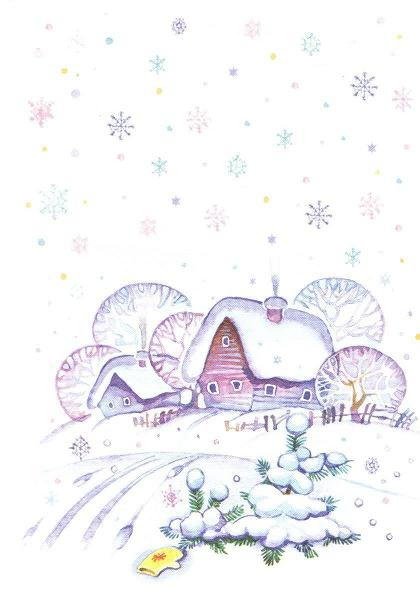 Рисунок к стихотворению зима Сурикова