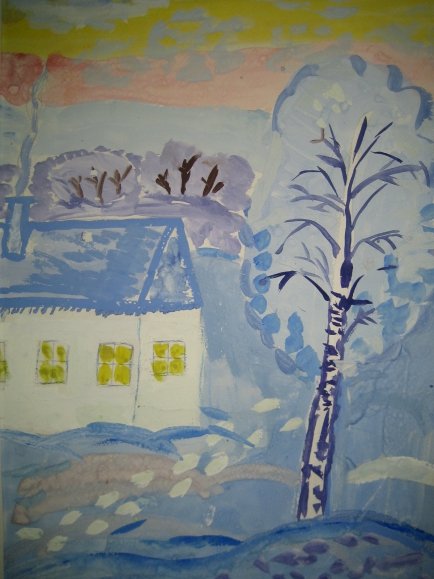 Иллюстрация к стихотворению Есенина береза белая береза