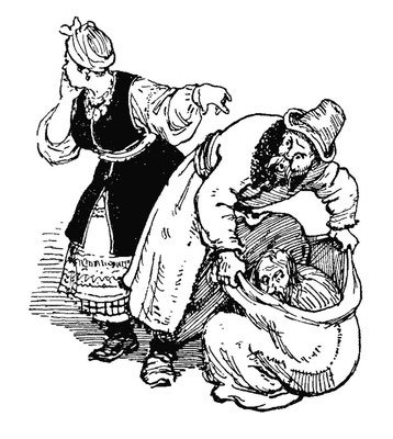 Иллюстрация к повести ночь перед Рождеством