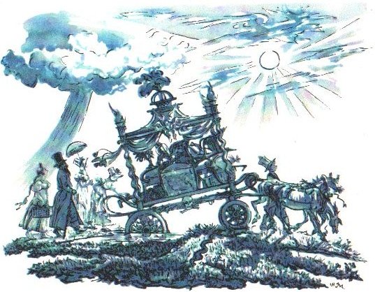 Могильщик карикатура