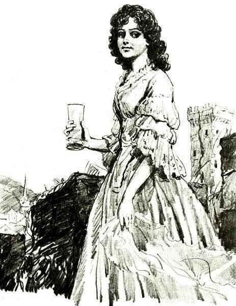 Иллюстрации к повести Ася Тургенева