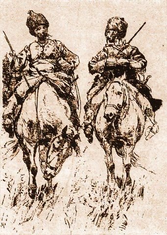 Иллюстрации к повести казаки толстого (48 фото)