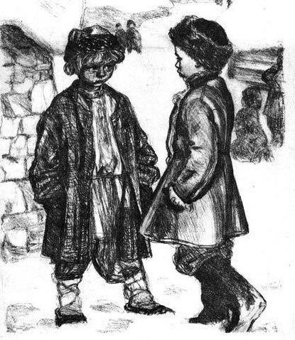 Детство толстой Иленька Грап