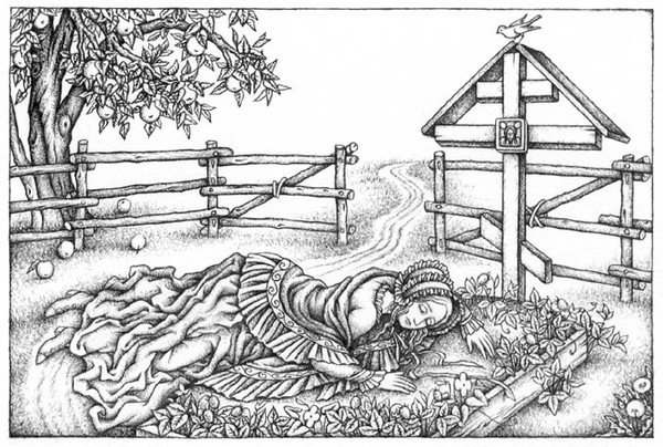 Иллюстрация к произведению Станционный смотритель