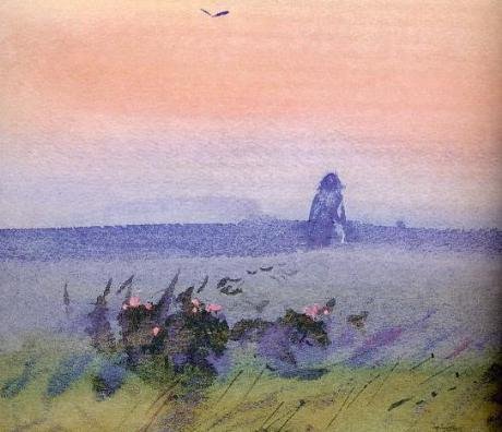 Рисунок к рассказу степь Чехова