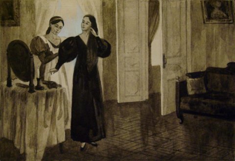 Иллюстрации художников к повести барышня крестьянка (44 фото)