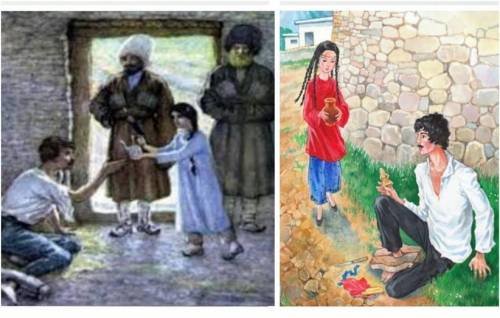 Лев толстой кавказский пленник иллюстрации