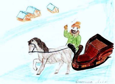 Рисунок к повести Белкина метель