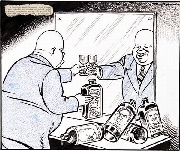 Карикатуры СССР Хрущев