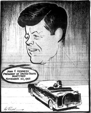 Убийство Кеннеди карикатура