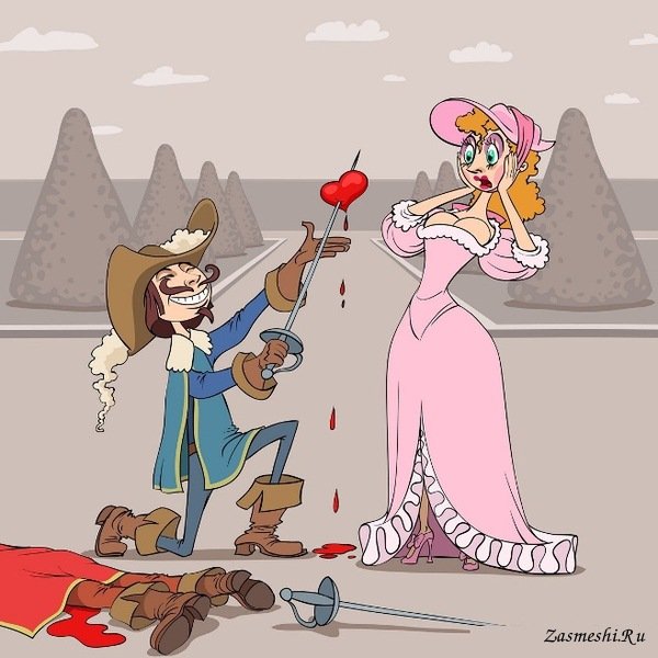 Рыцарь карикатура