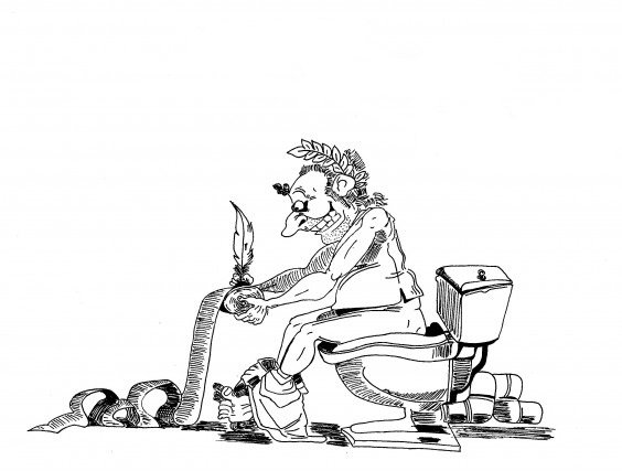 Графоман карикатура