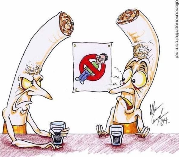 Карикатуры на курильщиков