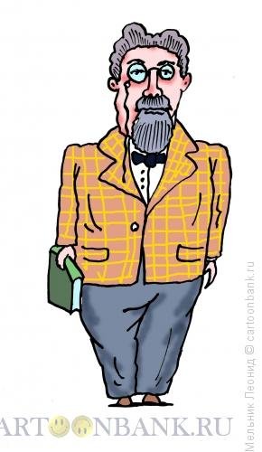 Антон Чехов шарж