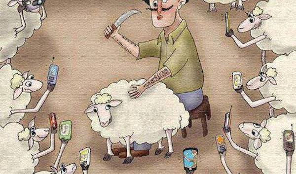 Карикатуры митингующих