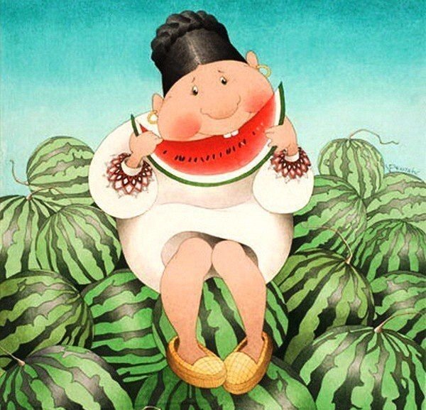 Дама с арбузом