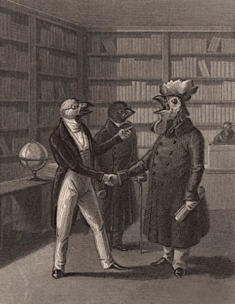 Иллюстрация к басне Кукушка и петух