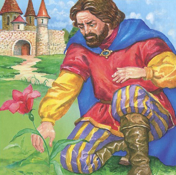 Иллюстрации к сказке Аленький цветочек купец