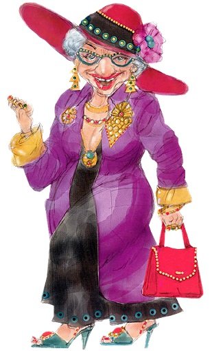 Веселые старушки в шляпах