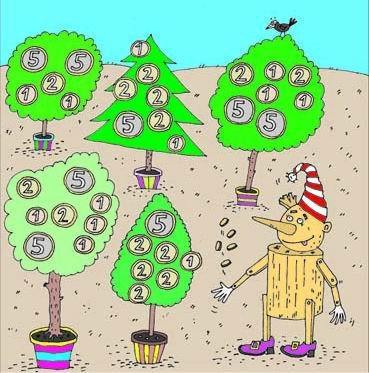 Буратино и денежное дерево