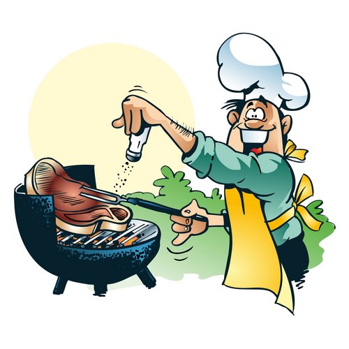 Человечек с шашлыком