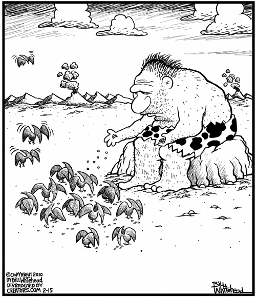 Первобытный человек мультяшка